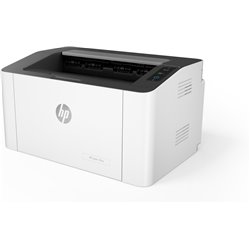 Impresora láser monocromo hp 107w wifi/ blanca