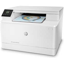 Multifunción láser color hp láserjet pro m182n/ blanca