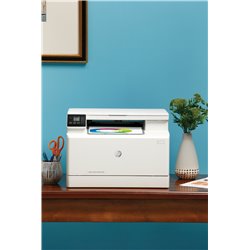 Multifunción láser color hp láserjet pro m182n/ blanca