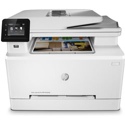 Multifunción láser color hp láserjet pro m283fdn fax/ dúplex/ blanca