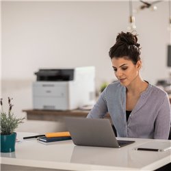 Multifunción láser color brother dcp-l3510cdw wifi/ dúplex/ blanca