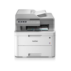 Multifunción láser color brother dcp-l3550cdw wifi/ dúplex/ blanca