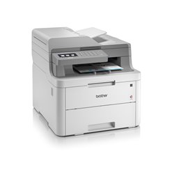 Multifunción láser color brother dcp-l3550cdw wifi/ dúplex/ blanca