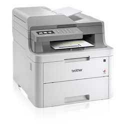 Multifunción láser color brother mfc-l3710cw  wifi/ fax/ blanca