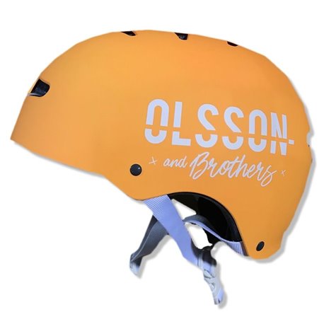 CASCO OLSSON PARA ADULTO - NARANJA - TALLA S/M