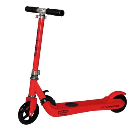 PATINETE ELÉCTRICO SCOOTER INFANTIL OLSSON FUN ROJO - RUEDAS 5'/12.7CM - MOTOR 100W - DISPLAY - BAT 22V/2AH - PLEGABLE