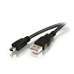 C2G 2m USB 2.0 A/Mini-B Cable cable USB USB A Mini-USB B Negro