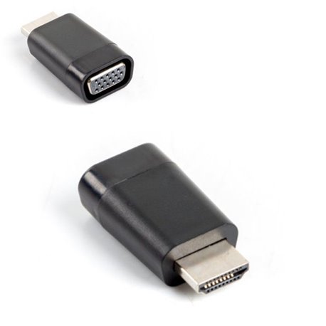 ADAPTADOR HDMI-A MACHO A VGA HEMBRA LANBERG AD-0016-BK - RESOLUCIÓN HASTA 1920X1080
