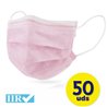 Mascarillas Quirúrgicas IIR Club Náutico/ Pack 50 uds/ Rosas