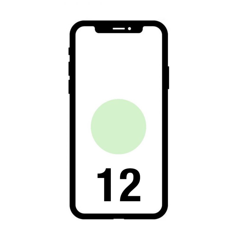 Smartphone Apple iPhone 12 256GB/ 6.1'/ 5G/ Verde