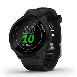 Smartwatch Garmin Forerunner 55/ Notificaciones/ Frecuencia Cardíaca/ GPS/ Negro