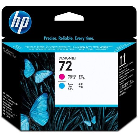 Cartucho de Tinta Original HP nº72/ Magenta y Cian