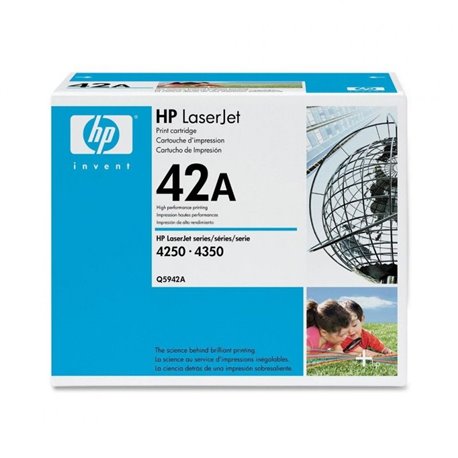 Tóner Original HP nº42A/ Negro