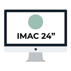 Apple iMac 24' Retina 4.5K/ Chip M1 CPU 8 Núcleos/ 8GB/ 256GB/ GPU 8 Núcleos/ Verde