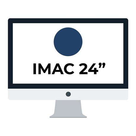 Apple iMac 24' Retina 4.5K/ Chip M1 CPU 8 Núcleos/ 8GB/ 256GB/ GPU 8 Núcleos/ Azul