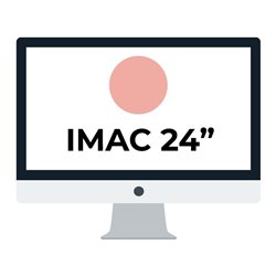 Apple iMac 24' Retina 4.5K/ Chip M1 CPU 8 Núcleos/ 8GB/ 256GB/ GPU 8 Núcleos/ Rosa
