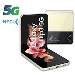 Smartphone Samsung Galaxy Z Flip3 8GB/ 256GB/ 6.7'/ 5G/ Beige