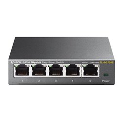 TP-LINK TL-SG105E No administrado L2 Gigabit Ethernet (10/100/1000) Negro