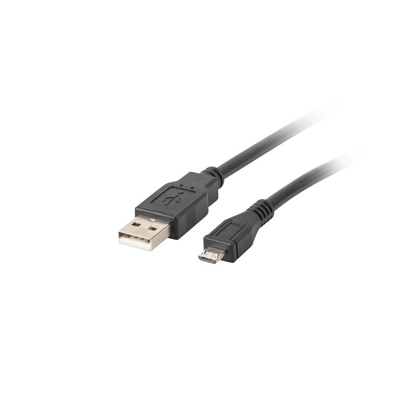 CABLE USB LANBERG 2.0 MACHO/MICRO USB MACHO 1.8 M NEGRO