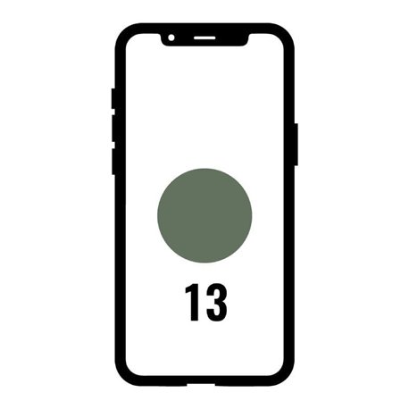 Smartphone Apple iPhone 13 512GB/ 6.1'/ 5G/ Verde