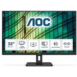 Monitor Profesional AOC U32E2N 31.5'/ 4K/ Multimedia/ Negro