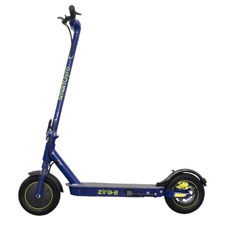 Patinete Eléctrico SmartGyro Ziro 2/ Motor 500W/ Ruedas 10'/ 25km/h /Autonomía 30km/ Azul