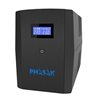 SAI Línea Interactiva Phasak SIRIUS 1260 VA Interactive/ 1260VA-720W/ 4 Salidas/ Formato Torre