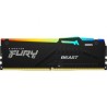 Memoria RAM Kingston FURY Beast RGB 32GB/ DDR5/ 6000MHz/ 1.4V/ CL30/ DIMM1
