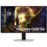 Smart Monitor Gaming Samsung OLED Odyssey G6 S27DG610SU 27'/ QHD/ 0.03ms/ 240Hz/ VA/ Regulable en altura/ Smart TV/ Plata