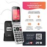 Teléfono Móvil SPC Polaris para Personas Mayores/ 4G/ Negro