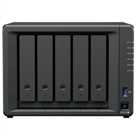 NAS Synology Diskstation DS1525+/ 5 Bahías 3.5'- 2.5'/ 8GB DDR4/ Formato Torre