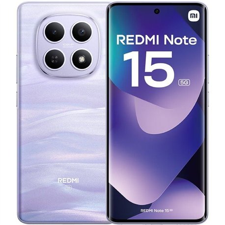 Smartphone Xiaomi Redmi Note 15 8GB/ 256GB/ 6.77'/ 5G/ Purpura