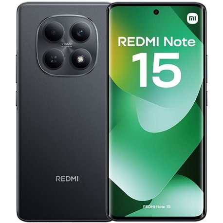 Smartphone Xiaomi Redmi Note 15 6GB/ 128GB/ 6.77'/ Negro