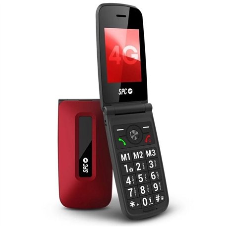Teléfono Móvil SPC Titan 2 para Personas Mayores/ 4G/ Rojo