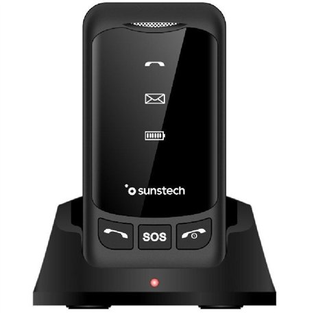 Teléfono Móvil Sunstech CELT25BK para Personas Mayores/ Negro