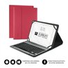 Funda con Teclado Subblim Keytab Pro Bluetooth para Tablets de 9.6'-10.8'/ Roja