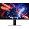 Monitor Gaming Samsung Odyssey OLED G6 G60SF S27FG604SU 27'/ QHD/ 0.03ms/ 500Hz/ QD-OLED/ Regulable en altura/ Plata
