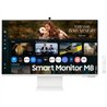 Smart Monitor Samsung M8 M80F S32FM801UU 32'/ 4K/ Multimedia/ Regulable en altura/ Smart TV/ Webcam/ Blanco