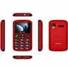 Teléfono Móvil Qubo P-186RD 4G para Personas Mayores/ Rojo